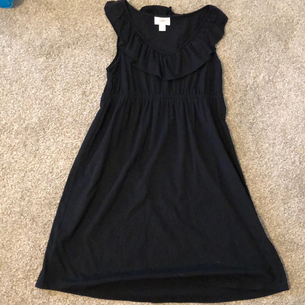 Loft Ruffle Neck Dress